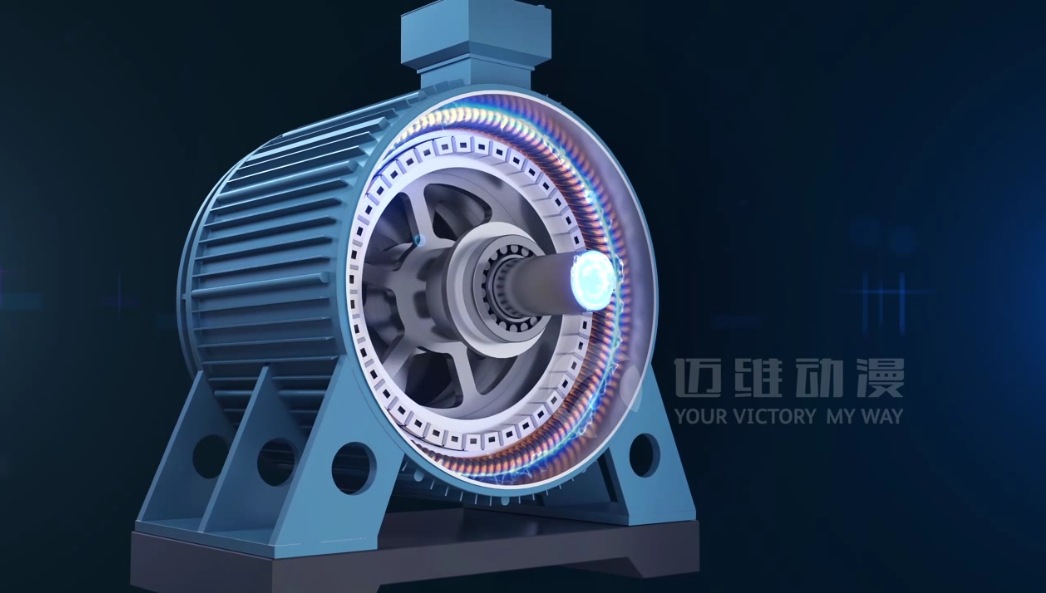 智能永磁電機(jī)產(chǎn)品演示三維動畫