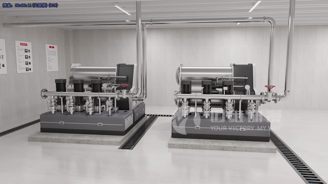 二次供水系統(tǒng)，三維動畫制作方式！(圖2)