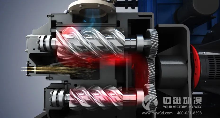 超復(fù)雜的壓縮機工作原理用三維動畫來解析，真的看懂了！(圖5)