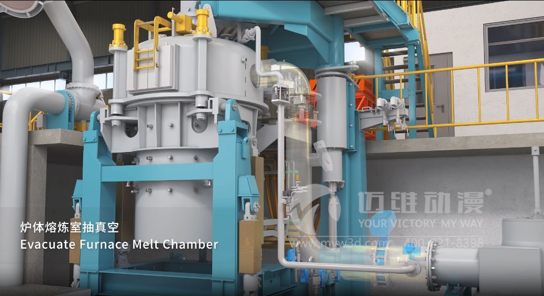 真空脫氣爐三維動(dòng)畫(huà)，讓冶金工藝流程展現(xiàn)更為直觀、安全、快捷(圖3)