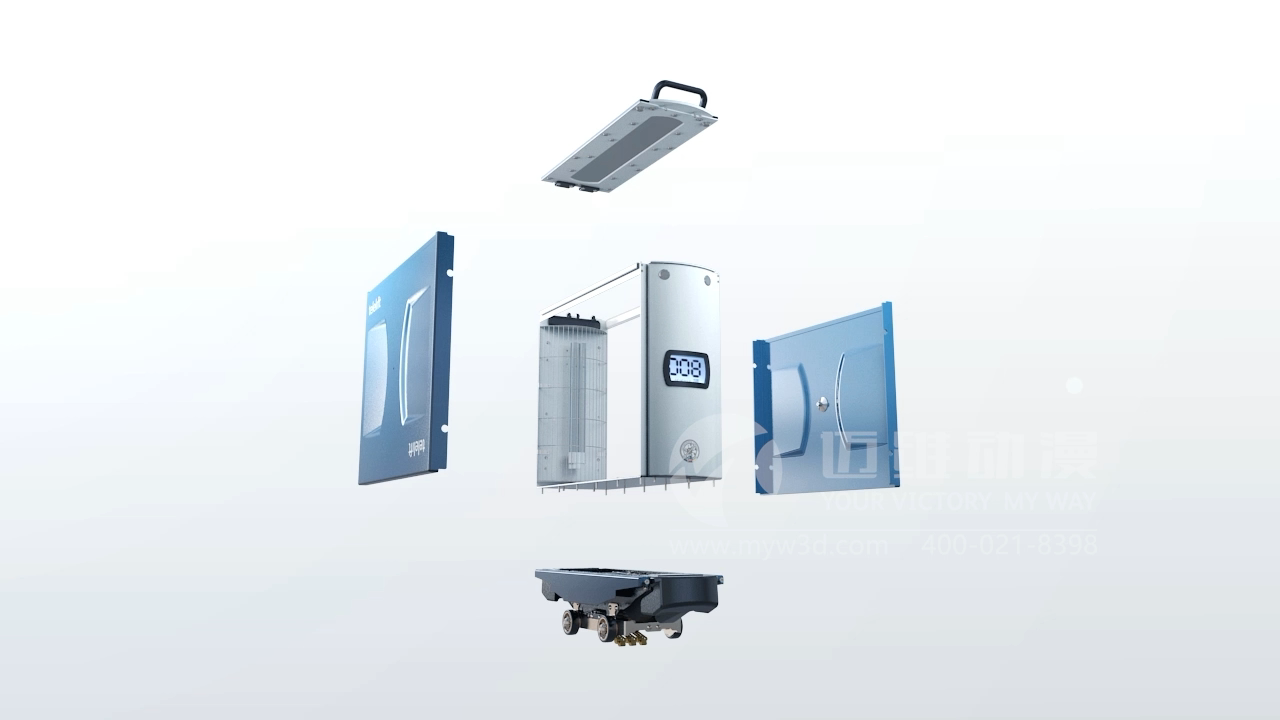 醫(yī)院智能軌道AGV小車三維動畫展示(圖1) 醫(yī)院智能軌道AGV小車三維動畫展示(圖1)