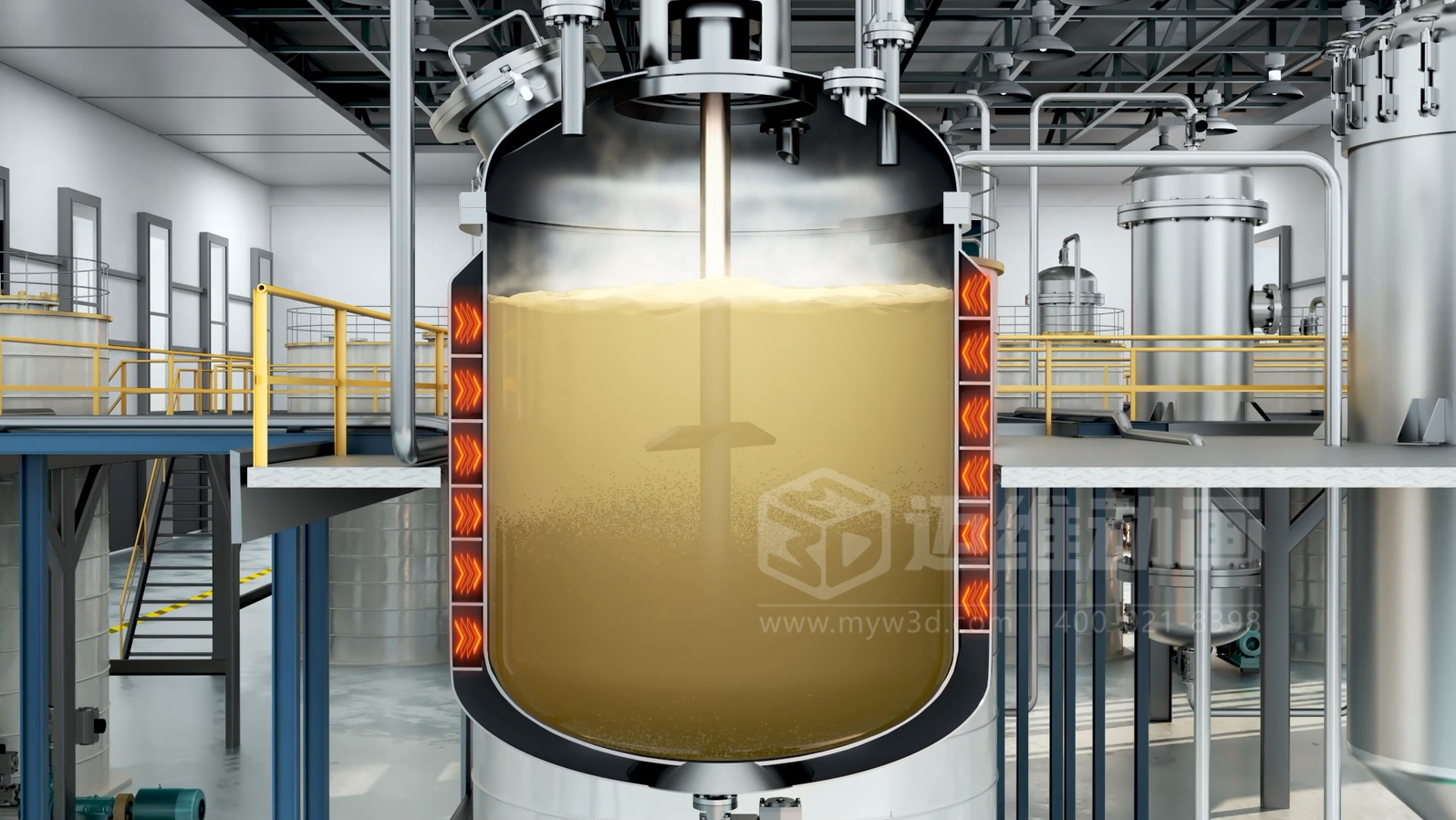 新能源電動(dòng)汽車電池原料金屬元素生產(chǎn)提取工藝三維動(dòng)畫展示(圖2) 新能源電動(dòng)汽車電池原料金屬元素生產(chǎn)提取工藝三維動(dòng)畫展示(圖2)