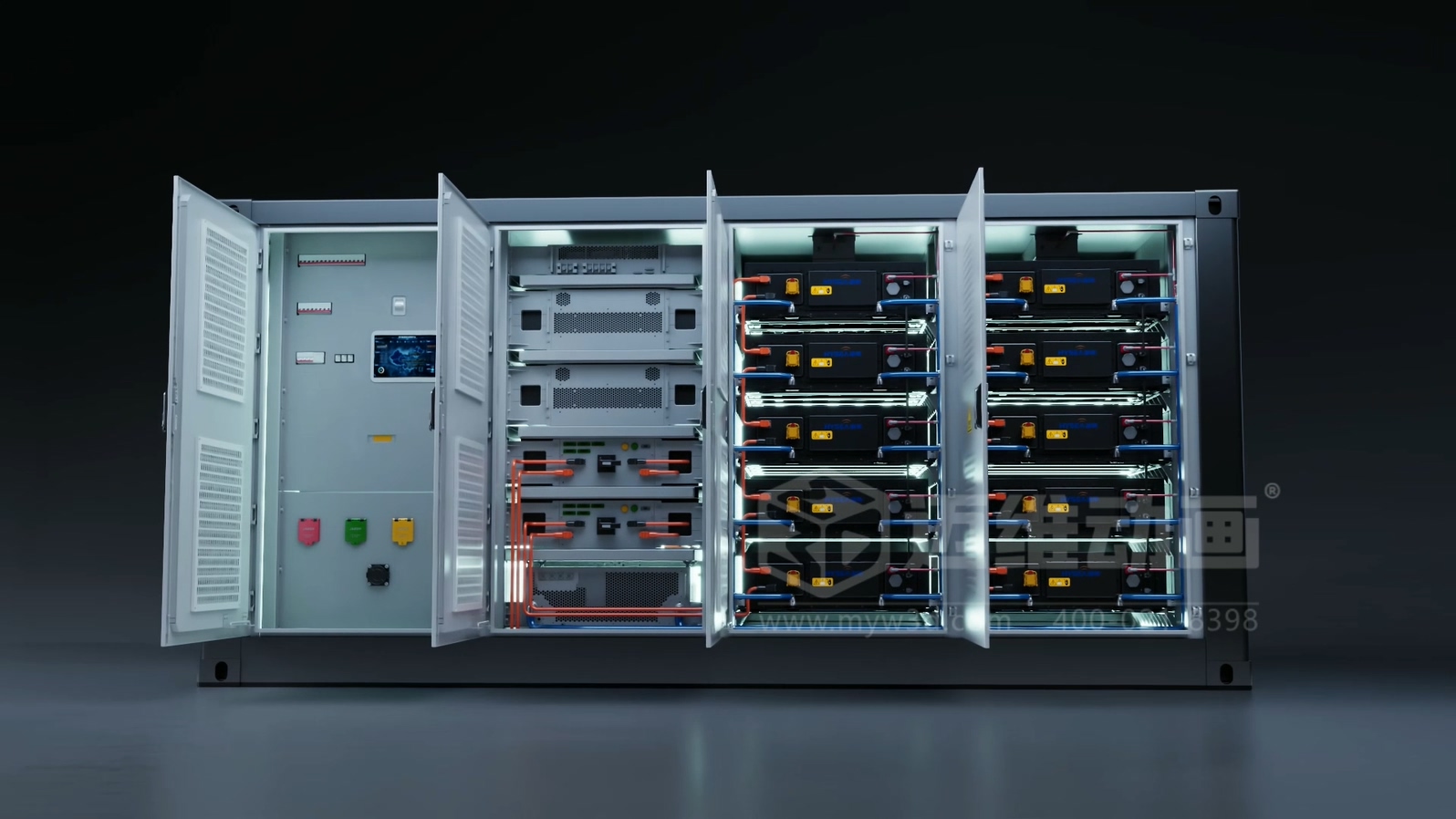 三維動畫與移動式儲充一體柜產(chǎn)品能夠碰撞出怎樣的視覺呈現(xiàn)效果？(圖1)