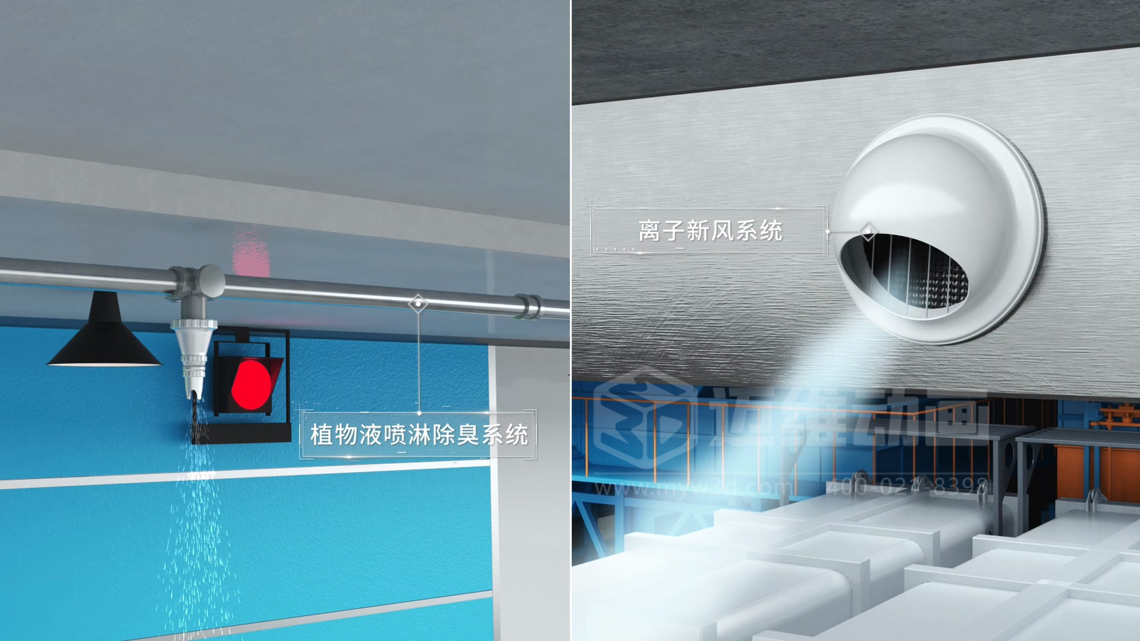 環(huán)衛(wèi)一體化處理工藝三維動畫(圖8)