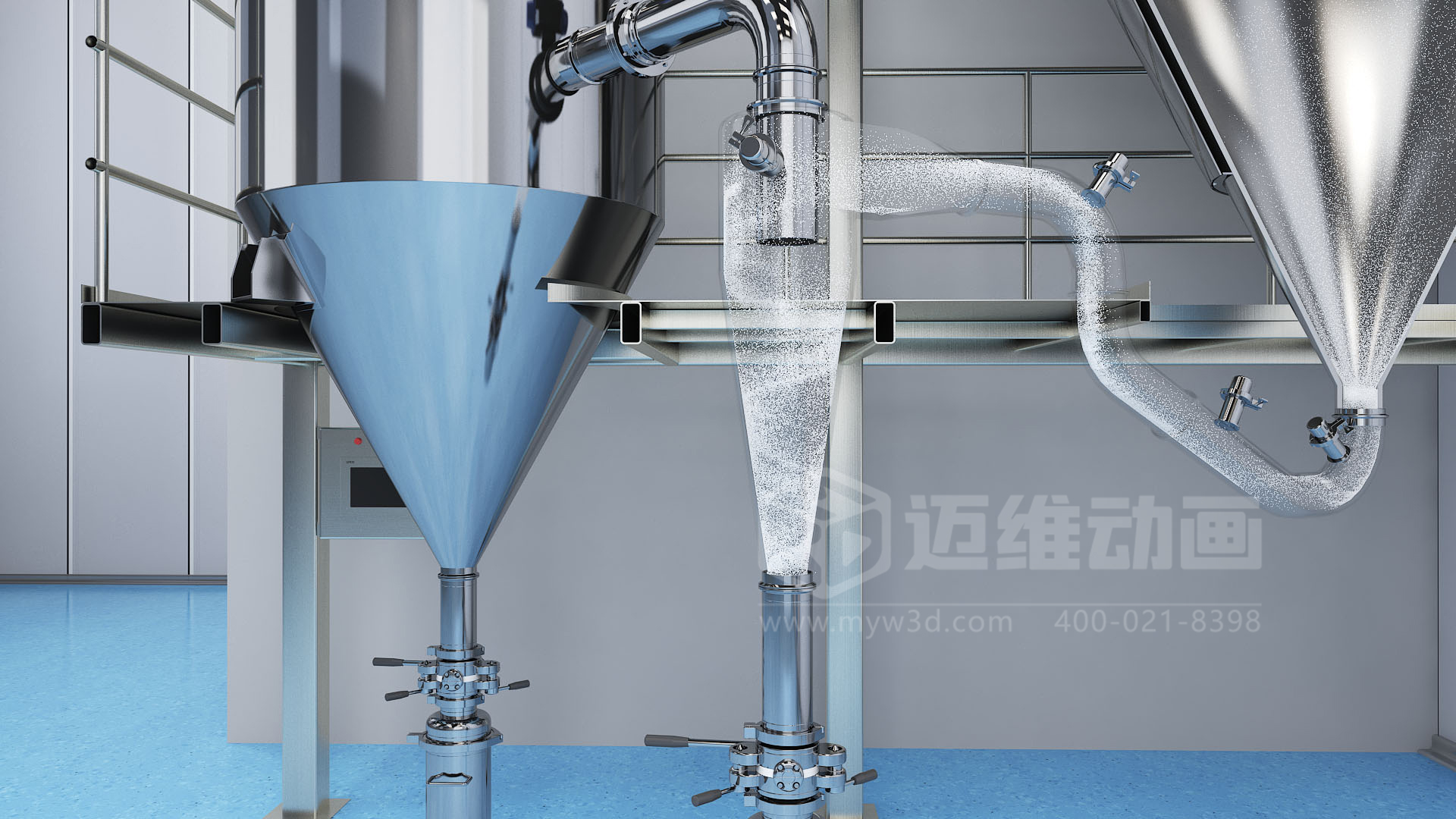 制藥機(jī)械企業(yè)推廣新思路：用三維動(dòng)畫講清生產(chǎn)工藝，工業(yè)自動(dòng)化生產(chǎn)線自帶傳播力(圖6)