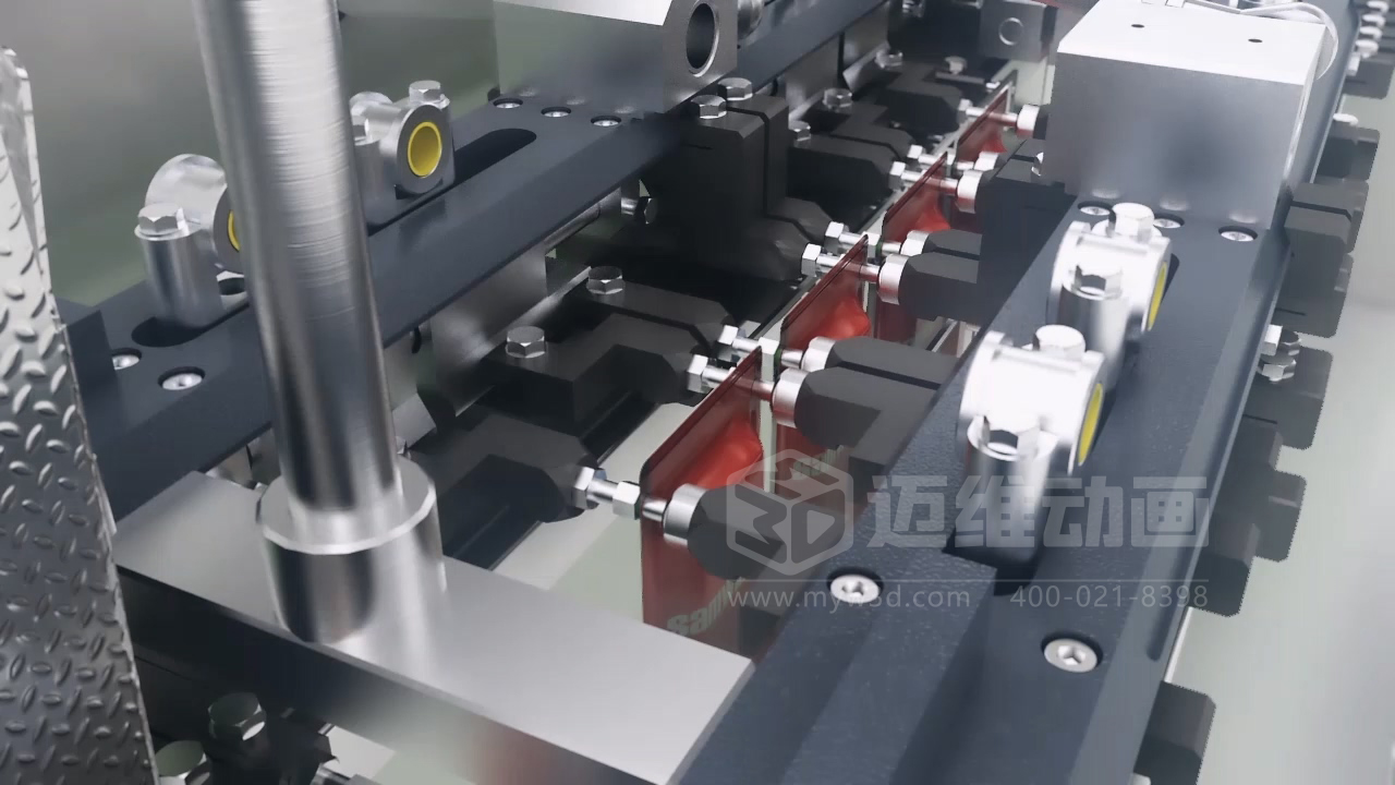 小魚干包裝自動化生產(chǎn)線三維動畫展示行業(yè)解決方案(圖2)