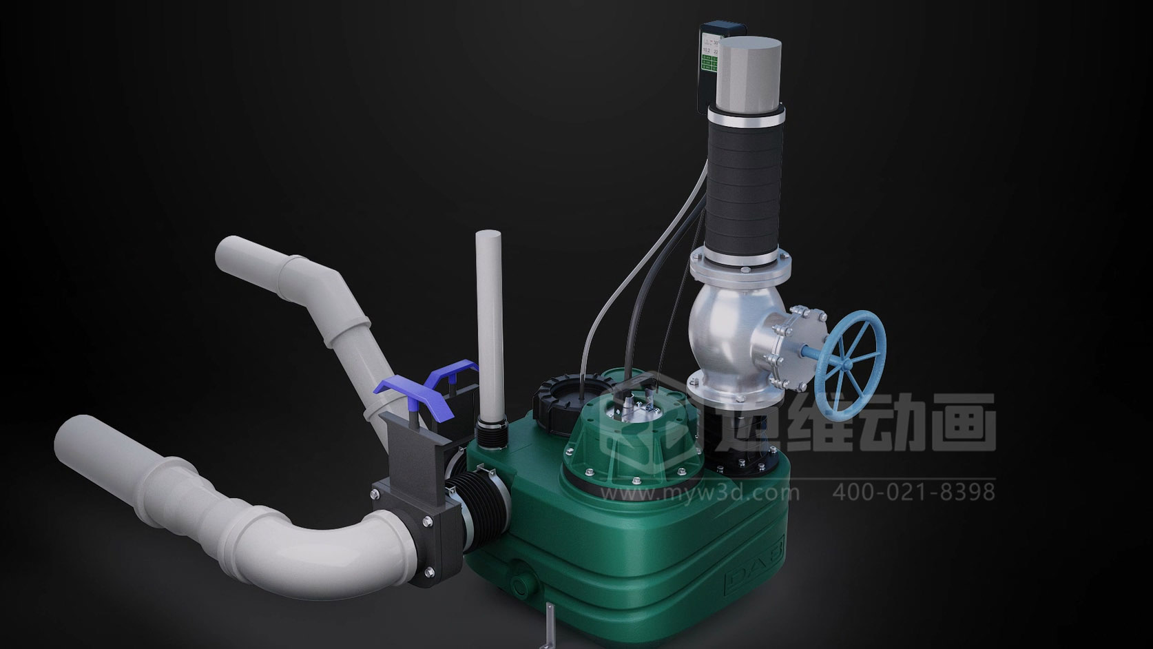 外置式污水提升泵站三維動(dòng)畫(圖3) 外置式污水提升泵站三維動(dòng)畫(圖3)